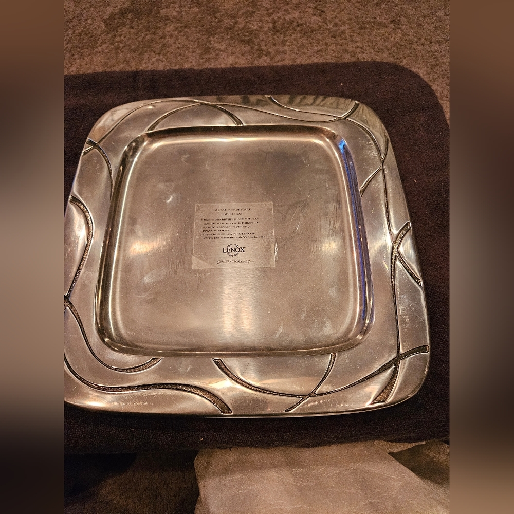LENOX VIBE SQUARE SERVING TRAY